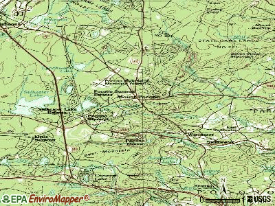 Mount Pocono topographic map