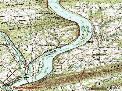 New Buffalo topographic map