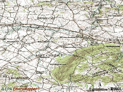 Newmanstown topographic map