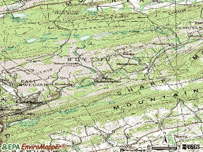 New Philadelphia topographic map