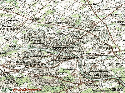 Newville topographic map