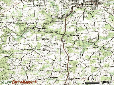 Nixon topographic map