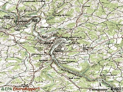 North Apollo topographic map