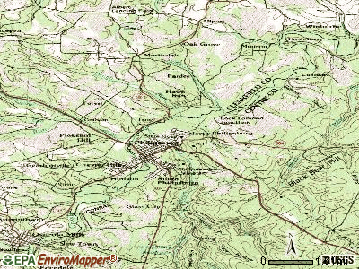 North Philipsburg topographic map