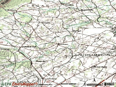 Orrstown topographic map