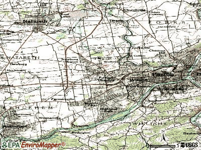 Palmer Heights topographic map