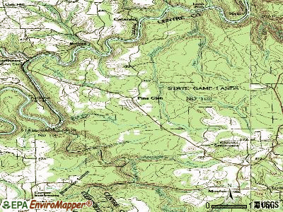 Pine Glen topographic map