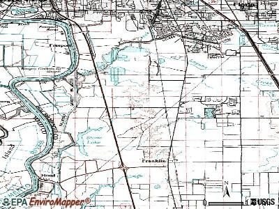 Laguna West-Lakeside topographic map