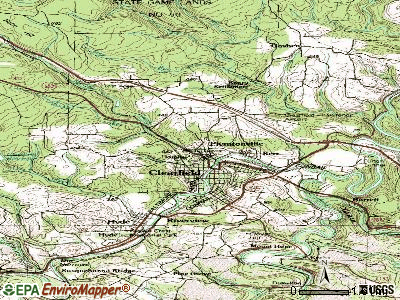 Plymptonville topographic map