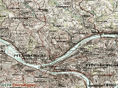 Reserve Township topographic map