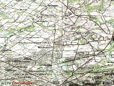 Richboro topographic map