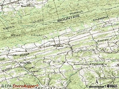 Richfield topographic map