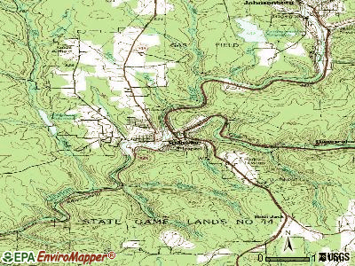Ridgway topographic map