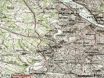 Rosslyn Farms topographic map