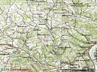Russellton topographic map