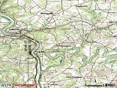 St. Petersburg topographic map