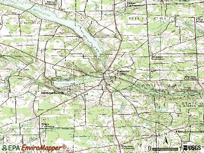 Sandy Lake topographic map