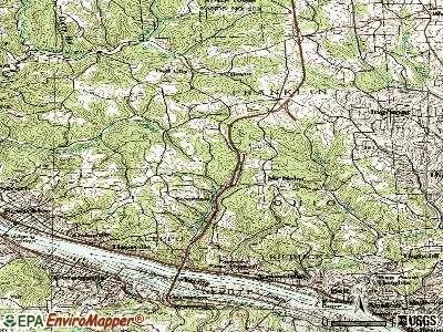 Sewickley Hills topographic map