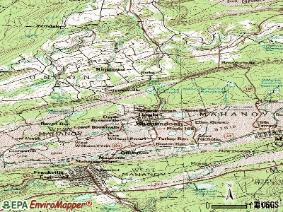 Shenandoah Heights, Pennsylvania (PA 17976) profile population, maps