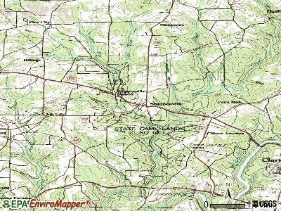 Shippenville topographic map