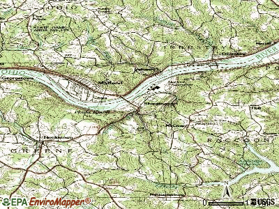 Shippingport topographic map