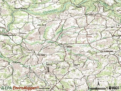 Sligo topographic map