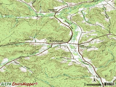 Smethport topographic map