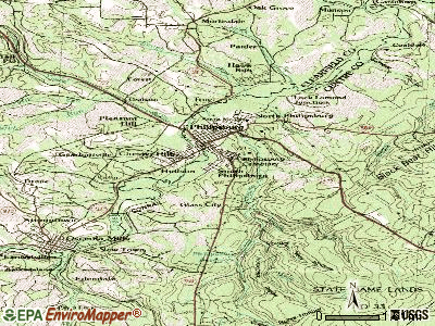 South Philipsburg topographic map