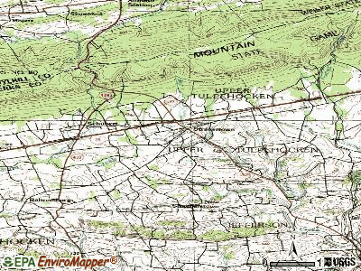 Sugarcreek topographic map