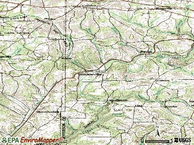Summerville topographic map