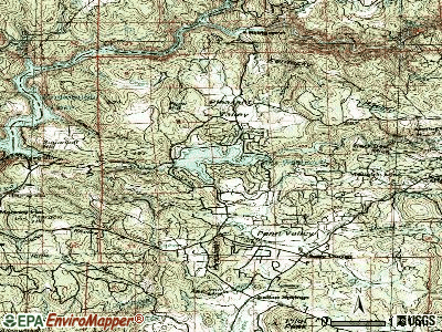 Lake Wildwood topographic map