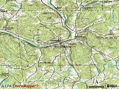 Susquehanna Depot topographic map