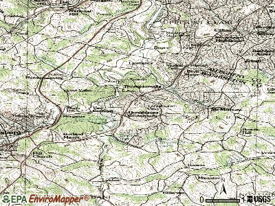 Thompsonville topographic map