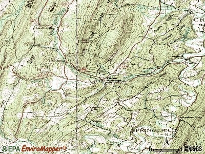 Three Springs topographic map