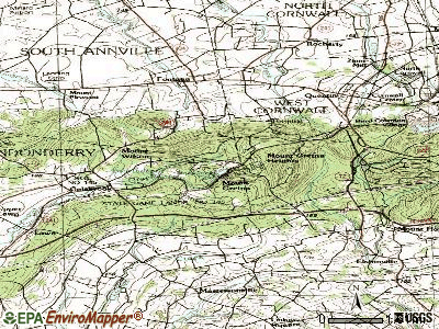 Timber Hills topographic map