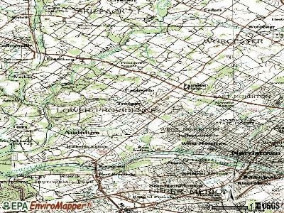 Trooper topographic map