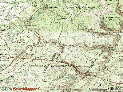 Tunnelhill topographic map