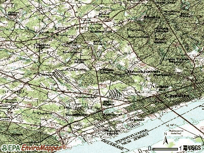 Village Green-Green Ridge topographic map
