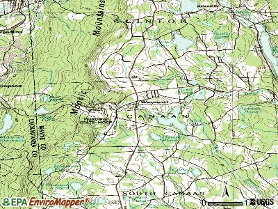Washingtonville topographic map