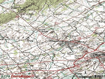 Weigelstown topographic map