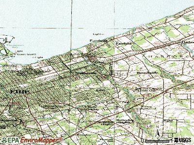 Wesleyville topographic map