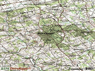 West Chester topographic map