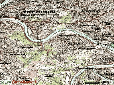 West Homestead topographic map