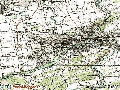Wilson topographic map