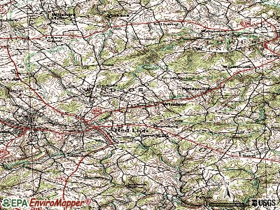 Windsor topographic map
