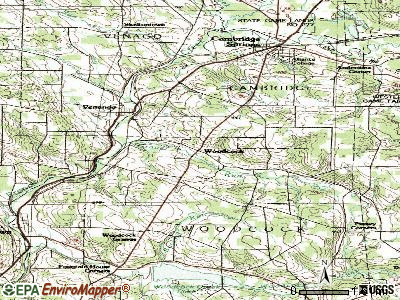 Winterstown topographic map