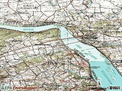 Wrightsville topographic map