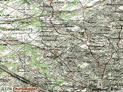 Wyndmoor topographic map