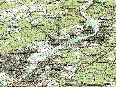 Wyoming topographic map