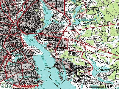 East Providence topographic map